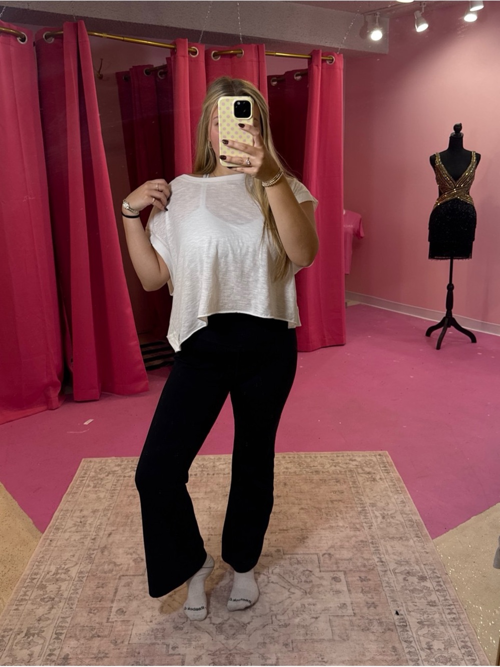 Victoria's Secret Black Boot Cut Leggings